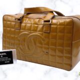個性と上品さの融合 シャネル チョコバー ハンドバッグを高価買取【たつの市】