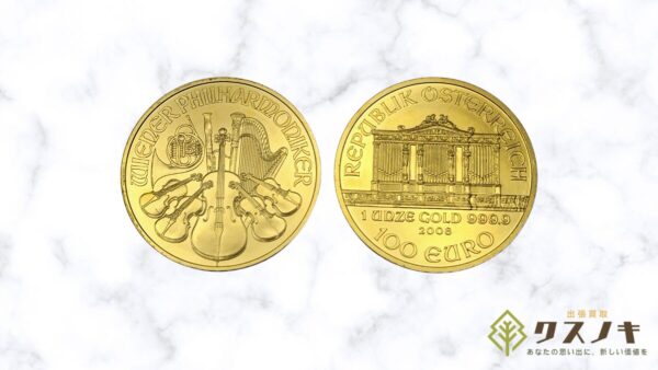 世界で愛される純金投資の定番 ウィーン・ハーモニー金貨 1オンスを高価買取【宍粟市】